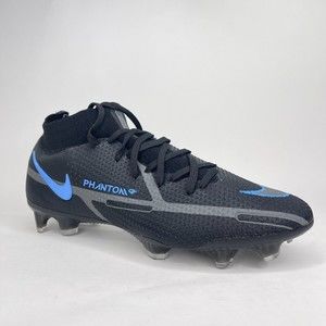 Nike Phantom GT2 Elite DF FG Black Blue Soccer Cleats Mens 6.5 Wmns 8 CZ9889-004